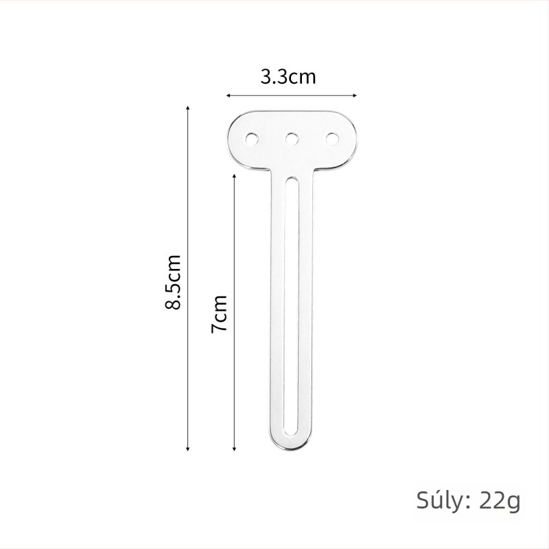 Rozsdamentes acélból készült kézi nyomó fogkrémhez és kézkrémhez, multifunkcionális