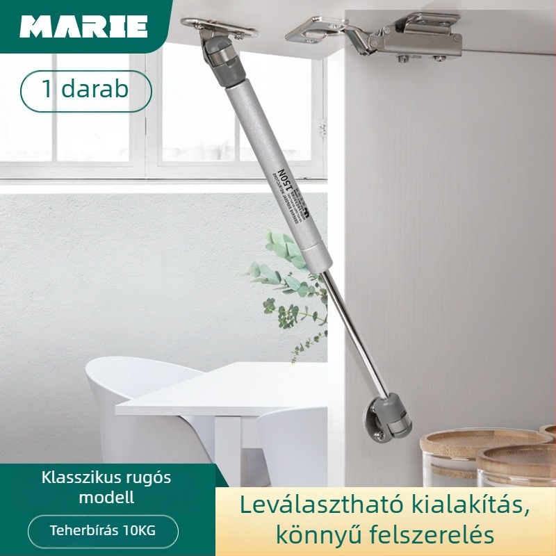 Hidraulikus kitámasztó szekrényajtókhoz – hideg-hengerelt acél, Mary márka, szekrényhez, modern minimalista stílus, elektroplatált felület