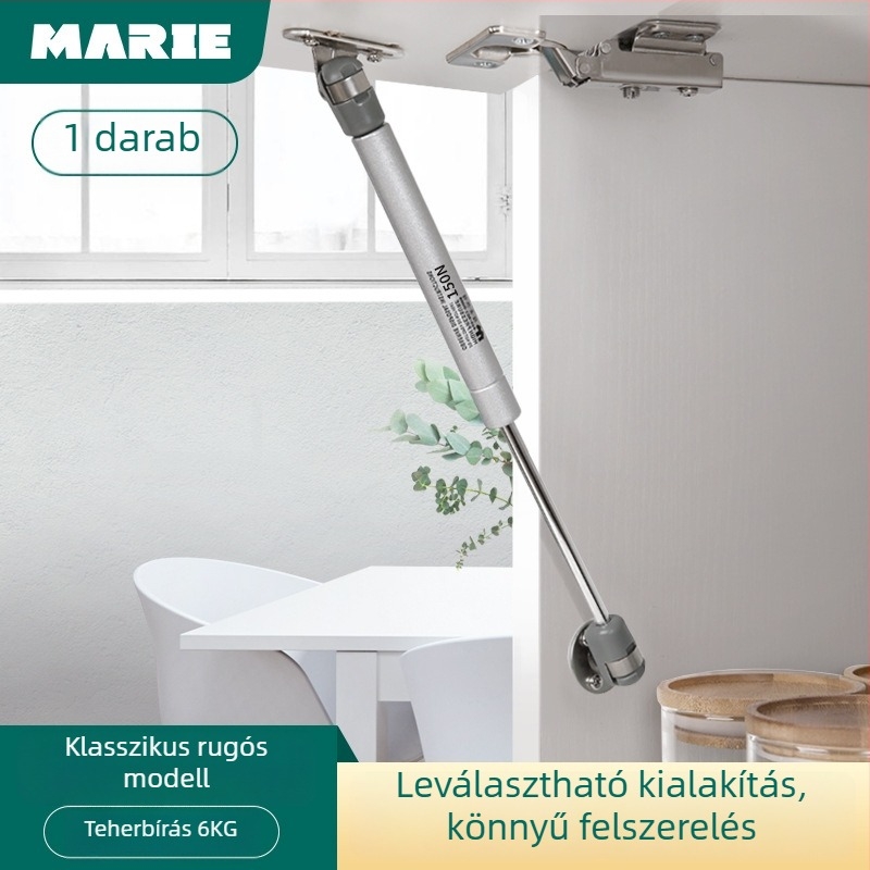 Hidraulikus kitámasztó szekrényajtókhoz – hideg-hengerelt acél, Mary márka, szekrényhez, modern minimalista stílus, elektroplatált felület