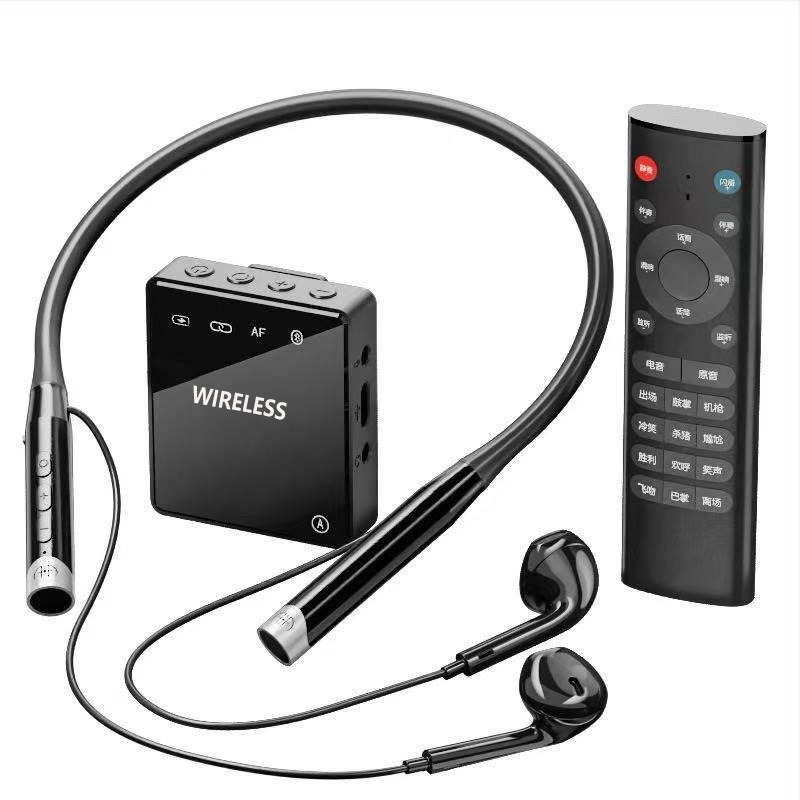 Élő közvetítésre szánt hangkártya integrált Bluetooth fejhallgatóval és intelligens zajcsökkentéssel - Modell T9P, Bluetooth 5.3, 20Hz-20kHz, SNR ≥70dB, üzemidő 6-8h