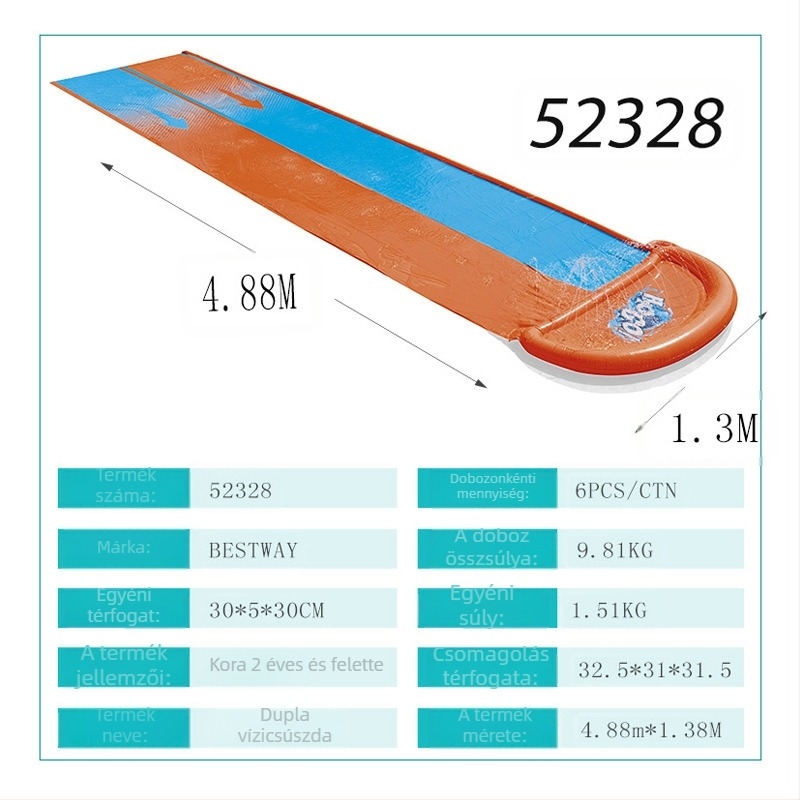 Bestway PVC vízisí játék három személyre, gyerekeknek 7–14 évesek