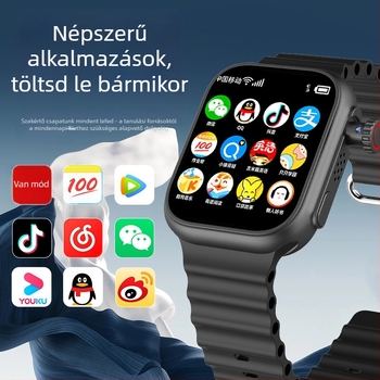 Kártya behelyezéses okosóra, vízálló, IPS kijelző, Android-kompatibilis, akkumulátor élettartam kevesebb mint 7 nap