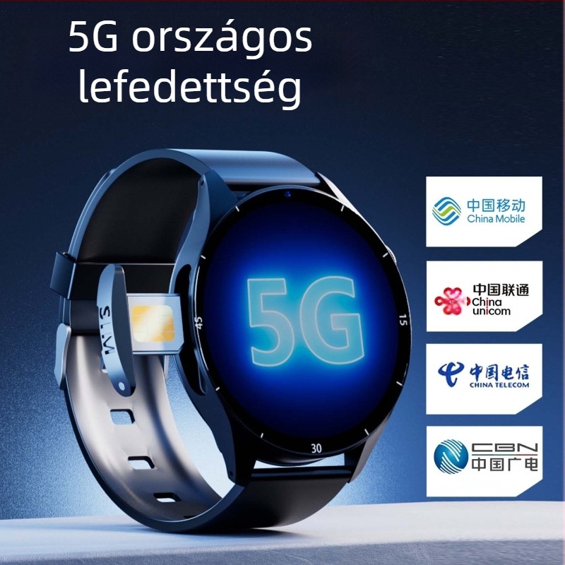 Iskolák számára készült okosóra Android-kompatibilitással, 1,44 hüvelykes TFT kijelző, 1280mAh akkumulátor, vízálló, 8 MP kamera