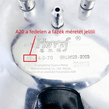 Általános alumínium nyomásos fazék tömítőgyűrű, modell 24, kompatibilis a kettős aljzatú edényekkel