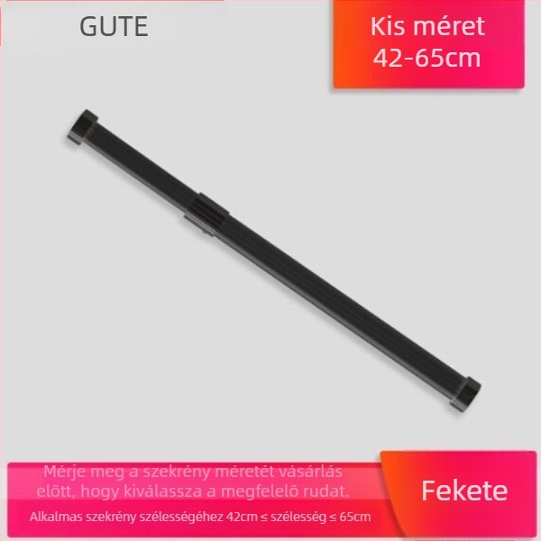 Teleszkópos ruharúd gardróbhoz, alumíniumötvözetből, Type C modell, stílus: light luxury