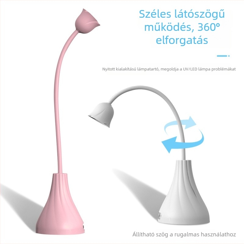 Asztali köröm-lámpa fototerápiával, újratölthető (Márka: Runqi; Modell: R031; Eredet: Guangdong; Import: Nem)