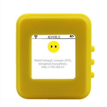 AI beszélgetőrobot, ajándék doboz készlet, verzió 3.0; hangalapú felébresztés személyre szabott ébresztő szavakkal; 3D nyomtatott anyag; fejhallgató csatlakozó + hangvezérelt forgó kijelző; 1200 mAh-s akkumulátor