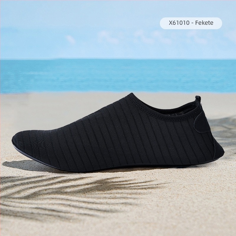 Uniszex tengerparti és vízben használható cipő felnőtteknek snorkelzéshez, gázláshoz és úszáshoz, puha talp, csúszásmentes, vágásálló, barefoot-érzet