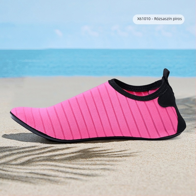 Uniszex tengerparti és vízben használható cipő felnőtteknek snorkelzéshez, gázláshoz és úszáshoz, puha talp, csúszásmentes, vágásálló, barefoot-érzet