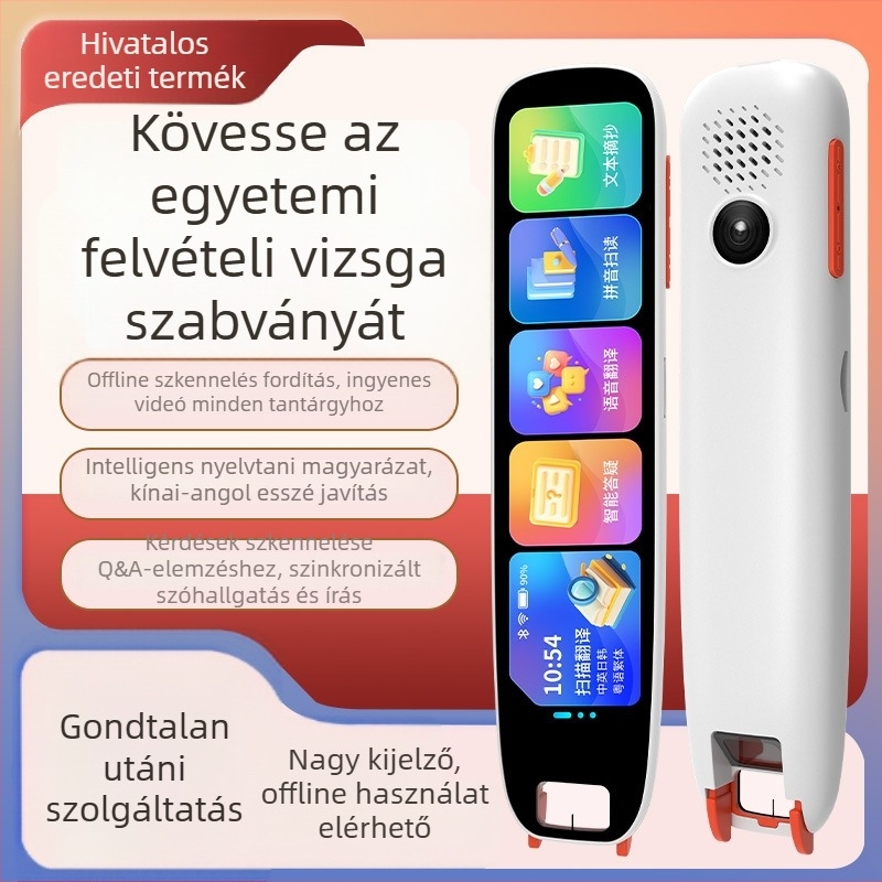 5G-s angol olvasó toll fordító, modell A27, újratölthető lítium akkumulátor, MP3 hang, ABS ház