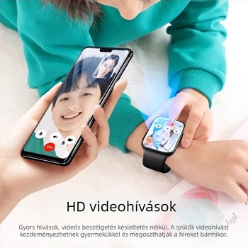 M88 Kétkamerás gyerek okosóra, videohívás, helymeghatározás, vízálló, SIM-kártya foglalat
