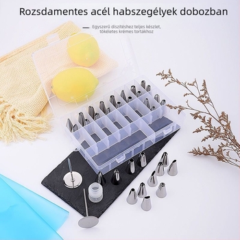Díszítő cső készlet fejekkel és tasakkal, pamut anyag, termékszám 5835119084, elegáns és érett stílus