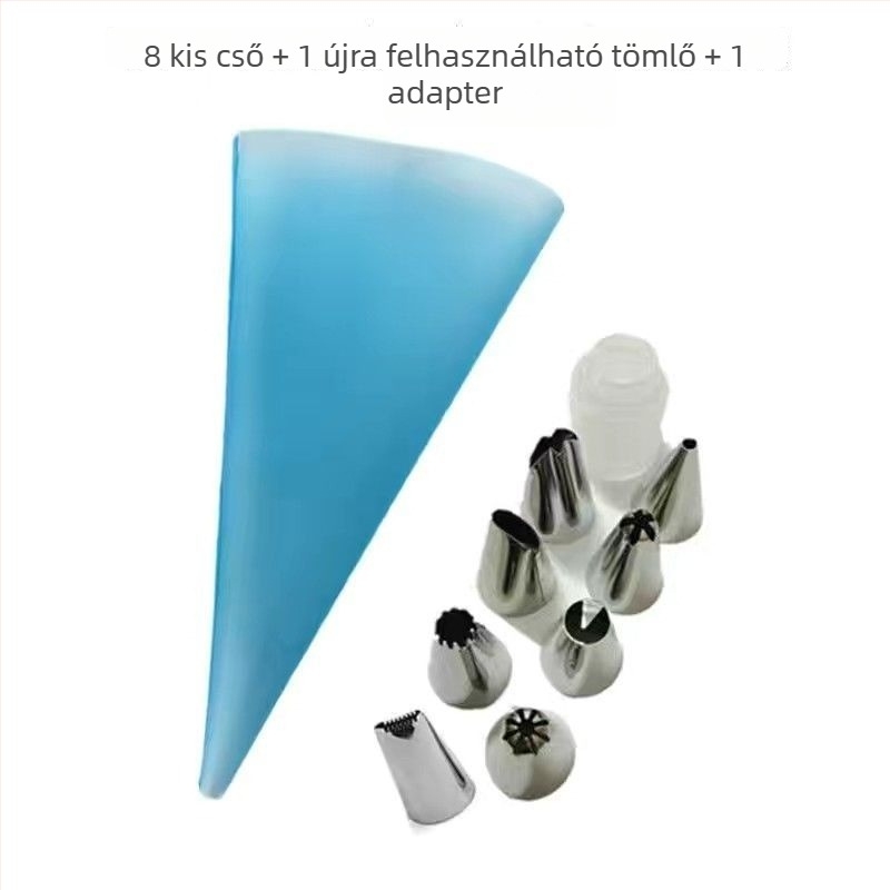 Díszítő cső készlet fejekkel és tasakkal, pamut anyag, termékszám 5835119084, elegáns és érett stílus