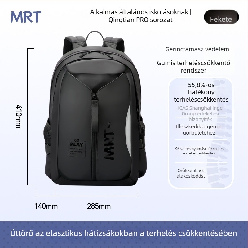 Unisex iskolai hátizsák 5–6. osztályos tanulók számára | Nagy kapacitás, könnyű, terheléscsökkentés, ergonikus hátsó panel, fényvisszaverő elemek éjjeli biztonságért