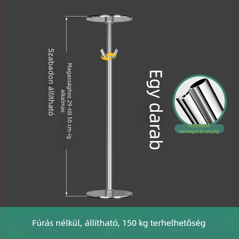 Alsó mosdó alatti tartókeret, teleszkópos rúd, csiszolt felülettel, modern egyszerű stílus, kompatibil univerzális szekrényekkel