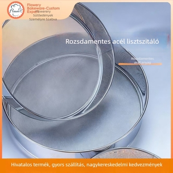 Liszt szitáló 304 rozsdamentes acélból, ultra finom háló, Fenghe Rili márka, Modell MY, modern minimalista stílus
