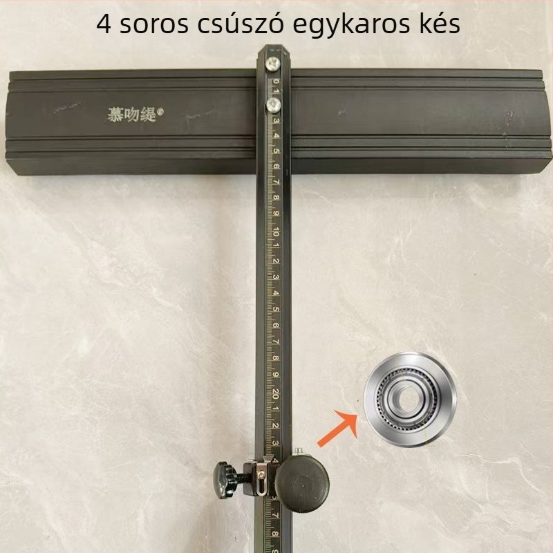 4-soros nehéz T-típusú csempe tolóeszköz felső nyomásmechanizmussal, kézi megvastított toló a csempe és kőlemezek vágásához