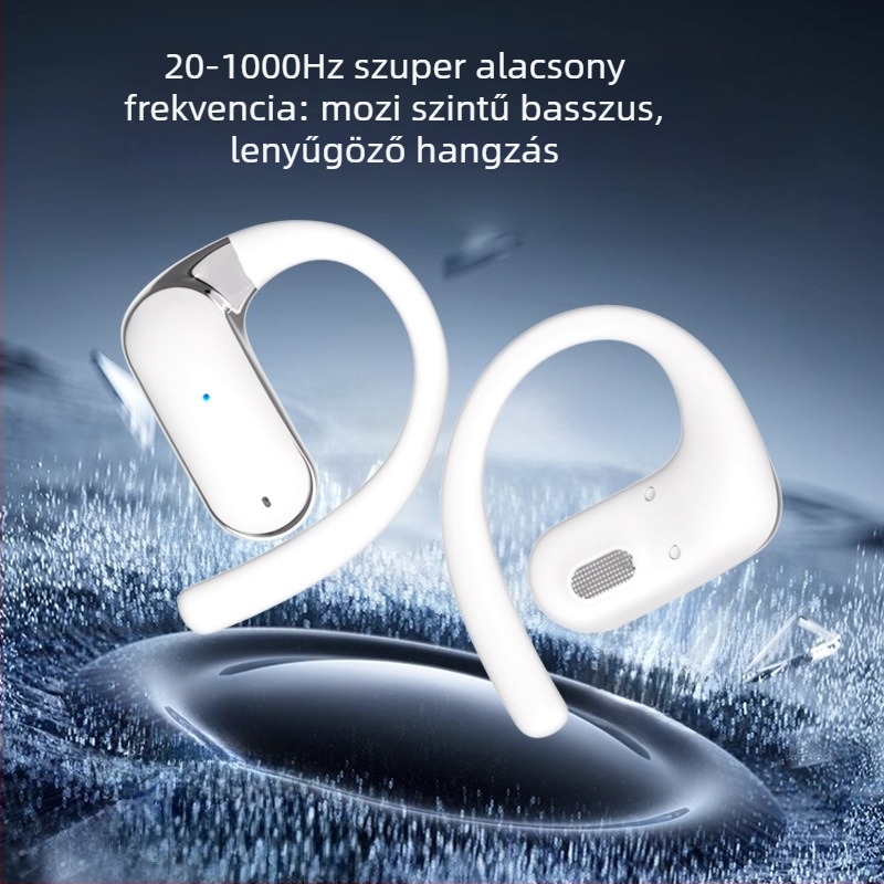 YYK-Q65 Bluetooth fülhallgató sportos dizájnnal, 10 m vezeték nélküli tartomány, érintéses vezérlés, PC+ABS, 86 g