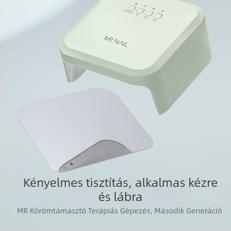 MR NAIL W307 négyszögletes körömlámpa, hálózati tápellátású, gel körmök gyorsítására