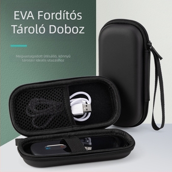 EVA keménytokos fordító tároló, anyag: kompozit anyagok; cél: tárolás fordítóhoz; teherbírás 1 kg; modell 20231101; csomagolás: értékesítési csomagolás