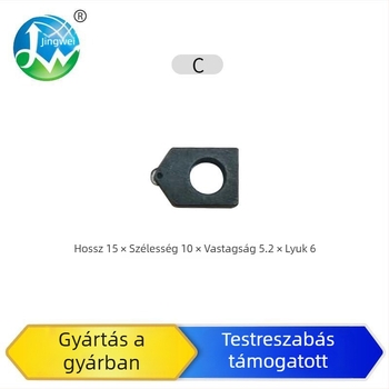 Görbült üvegcső vágófeje kvarc-/boroszilikát csövekhez, lyukkal, vágási vastagság 8-12