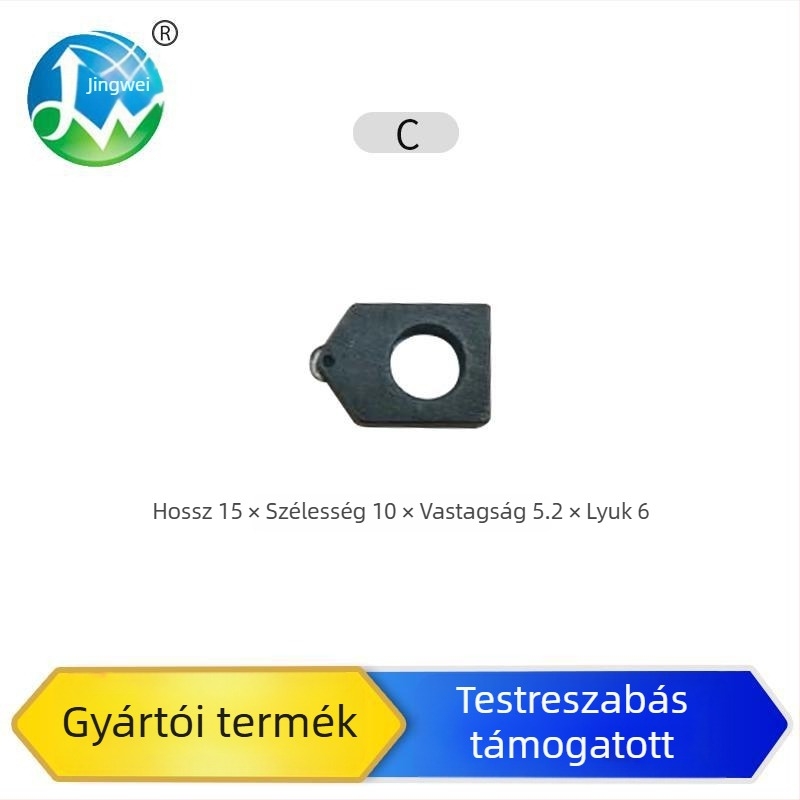 Görbült üvegcső vágófeje kvarc-/boroszilikát csövekhez, lyukkal, vágási vastagság 8-12