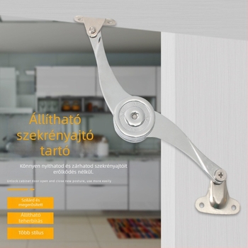 S alakú felnyitható csap a szekrényhez, cinkötvözet, modell 03, modern minimalist stílus, elektroplatolás