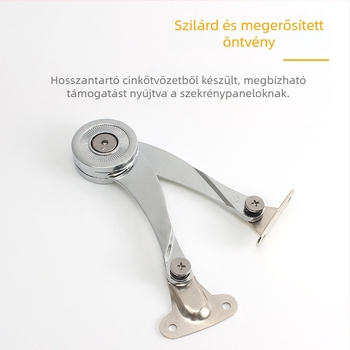 S alakú felnyitható csap a szekrényhez, cinkötvözet, modell 03, modern minimalist stílus, elektroplatolás