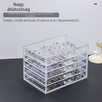 GNDG Körömdísz doboz, műanyag, OEM, nettó tömeg 1026 g