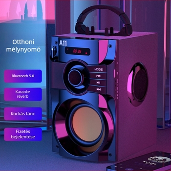 Hordozható Bluetooth hangszóró beépített akkumulátorral 2000-4000 mAh | Bluetooth 4.2 | Frekvencia-válasz 40 Hz-20 kHz | SNR >= 75 dB | Hatótáv 10 m-ig