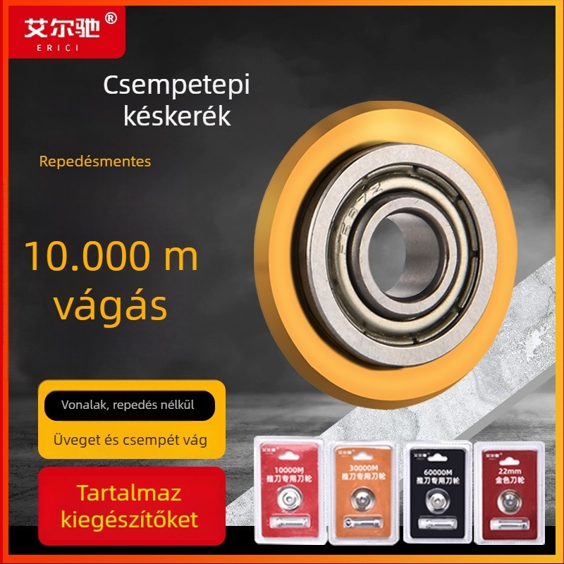 Csempe vágó kerék, Xiali professzionális modell, általános üvegkés, vágási vastagság alapértelmezett, nem importált