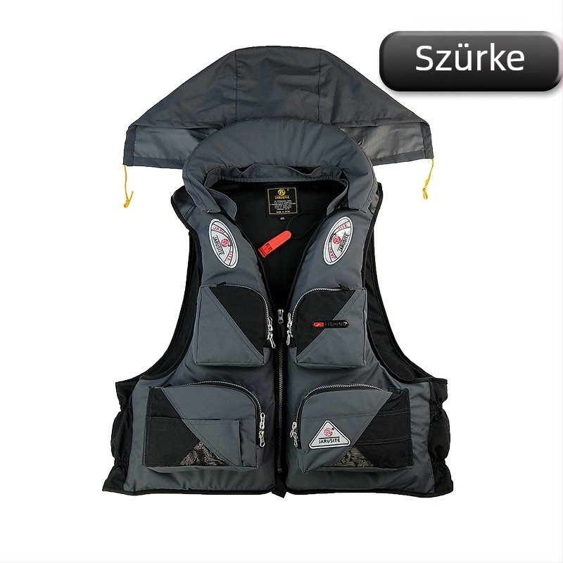 Uniszex horgász mellény tengeri horgászatához, több zsebbel, gyorsan szárad, vízálló, lélegző, szélálló