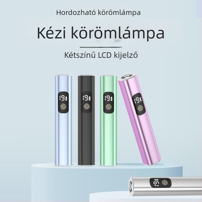 Köröm UV-lámpa, Hordozható Kézi, Modell M1, 3 másodperces gyors száradás, OEM