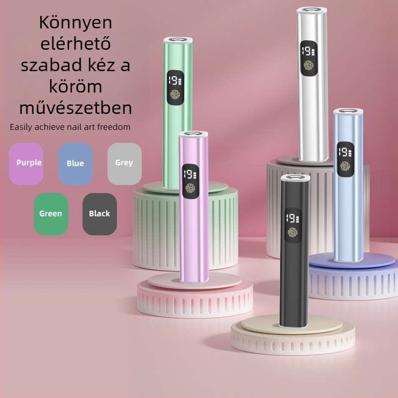 Köröm UV-lámpa, Hordozható Kézi, Modell M1, 3 másodperces gyors száradás, OEM