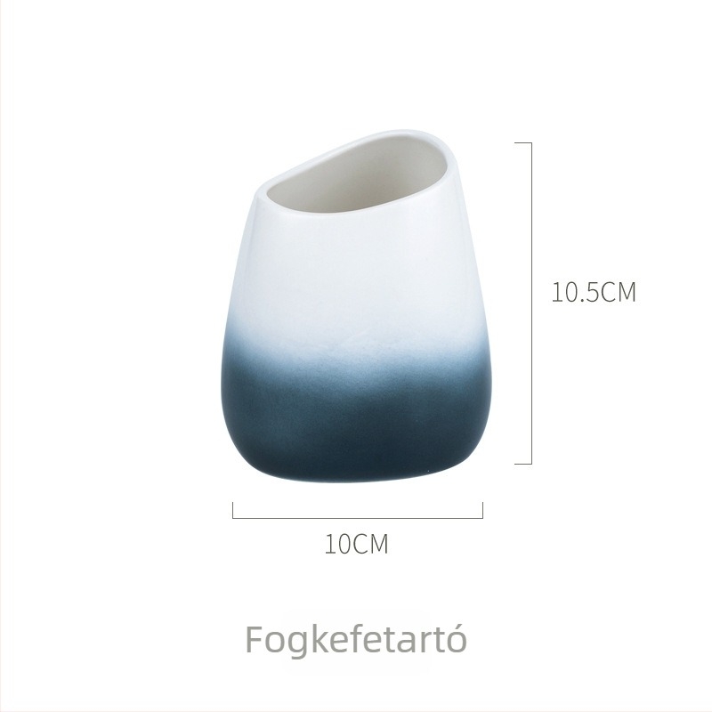 Qianhuiju kerámia öt darabos fürdőszobai készlet