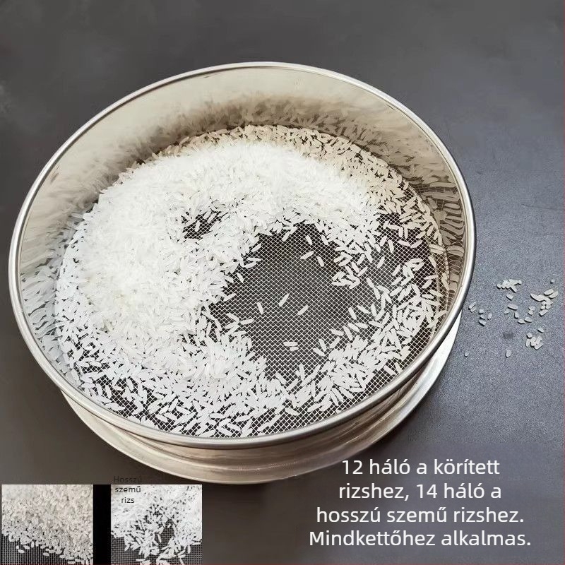 Unique 304 rozsdamentes acél liszt szita – ultra finom, háztartási használatra