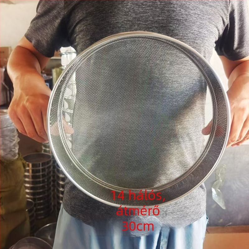 Unique 304 rozsdamentes acél liszt szita – ultra finom, háztartási használatra