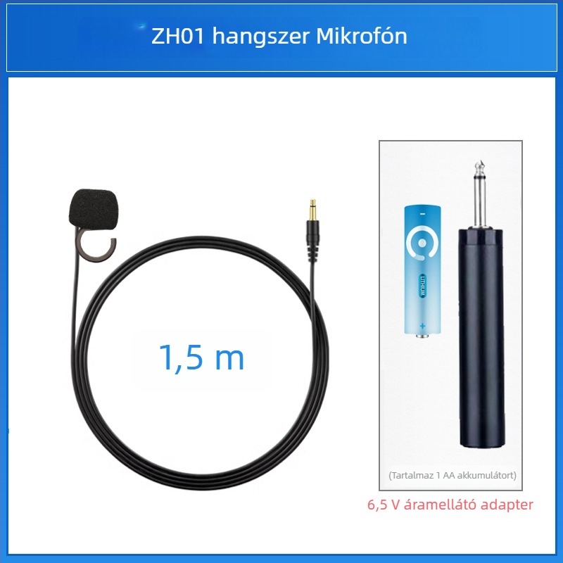 Meieark ZH-01 hangszermikrofon, szuperkardioid, vezetékes, passzív, SNR ≥75 dB