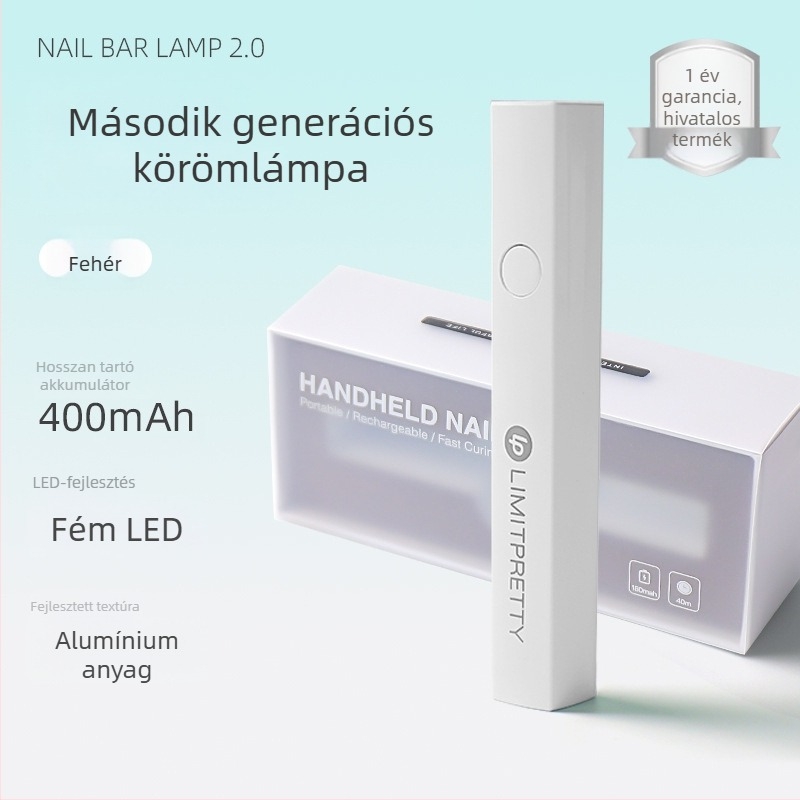 Mini kézi UV körömlámpa gél lakkhoz — gyors száradás, kötő lámpa, Tide One-word Light, eredet Guangzhou