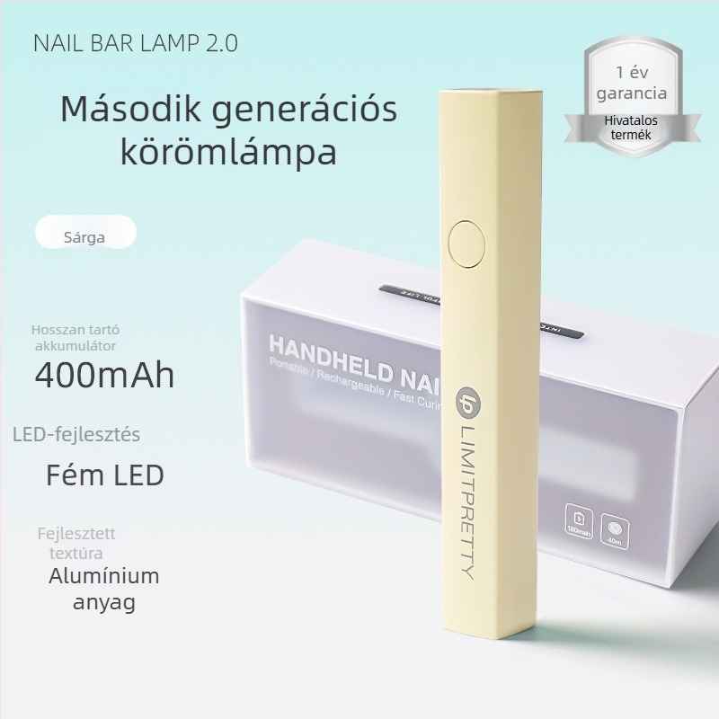 Mini kézi UV körömlámpa gél lakkhoz — gyors száradás, kötő lámpa, Tide One-word Light, eredet Guangzhou