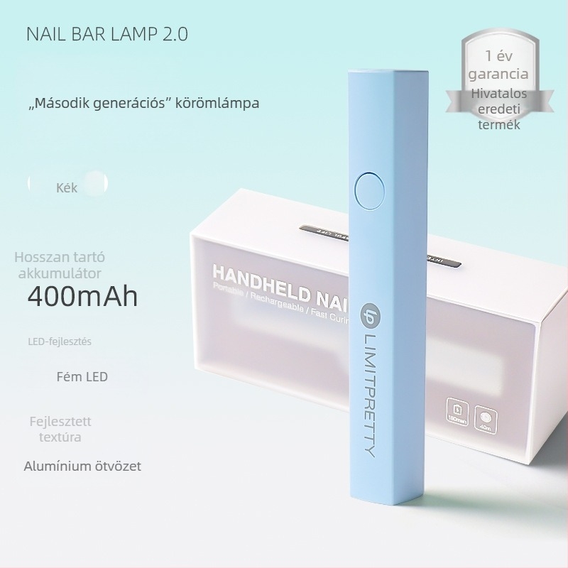 Mini kézi UV körömlámpa gél lakkhoz — gyors száradás, kötő lámpa, Tide One-word Light, eredet Guangzhou