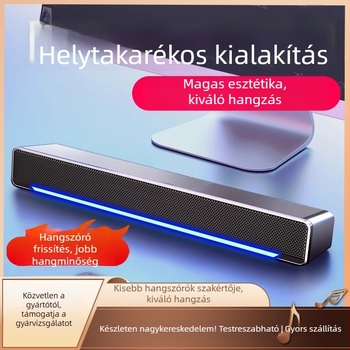 Asztali számítógéphez USB-s és Bluetoothos hangfalak beépített mikrofonnal és mélynyomóval, 2.0