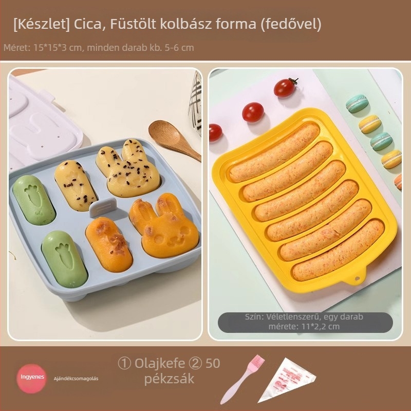 Little Chef Girl szilikon süteményforma, kör alakú, sütéshez