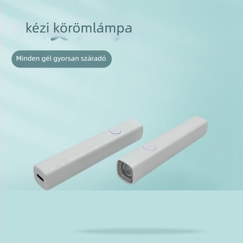 Kézben tartható körömlámpa egyvonalas kialakítású, belföldi márkájú, általános használatra, újratölthető