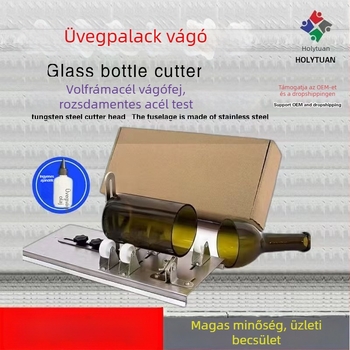 Kézi görgős üvegvágó eszköz, üvegcsövek, üvegpalackok és kerámiás edények vágására