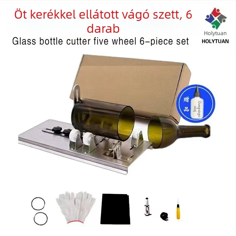 Kézi görgős üvegvágó eszköz, üvegcsövek, üvegpalackok és kerámiás edények vágására