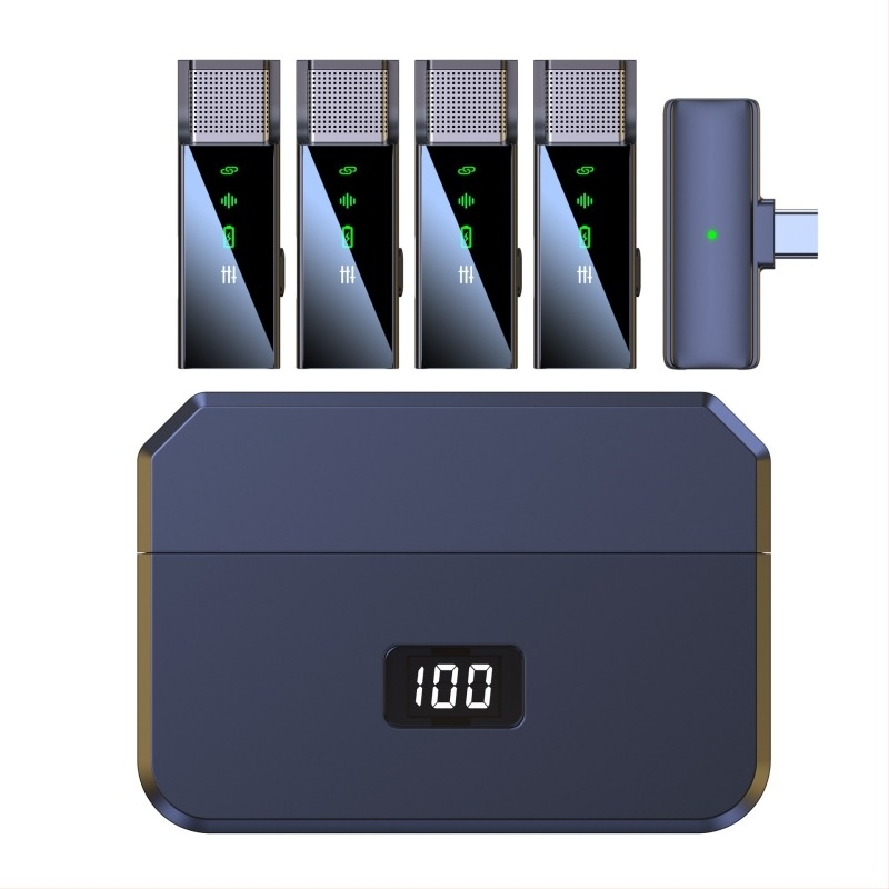 Q16 lavalier mikrofon élő közvetítéshez – Frekvenciasáv 20Hz–20kHz, SNR ≥75 dB, Akkumulátor üzemidő 6–8 óra