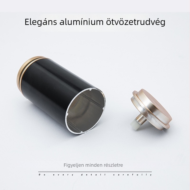 Függönyrud készlet alumínium ötvözetű tartókkal, egy- vagy kétsoros rúd, modern és letisztult stílus, testreszabható