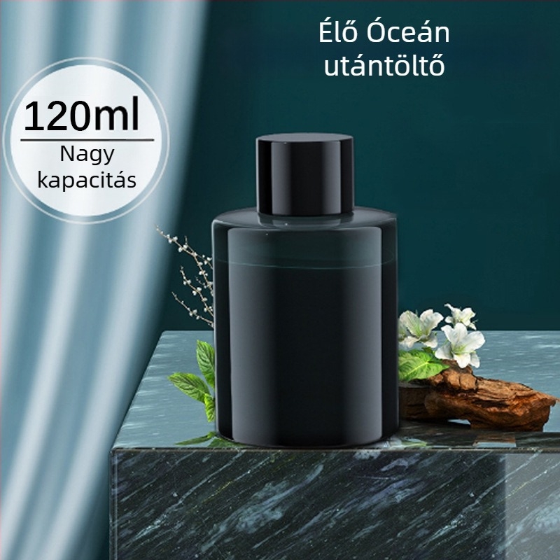 Autó aromaterápiás diffúzor és légszűrő, üveg + fém, modell Jdzx-interstellar plug-in, súly 0,5 kg