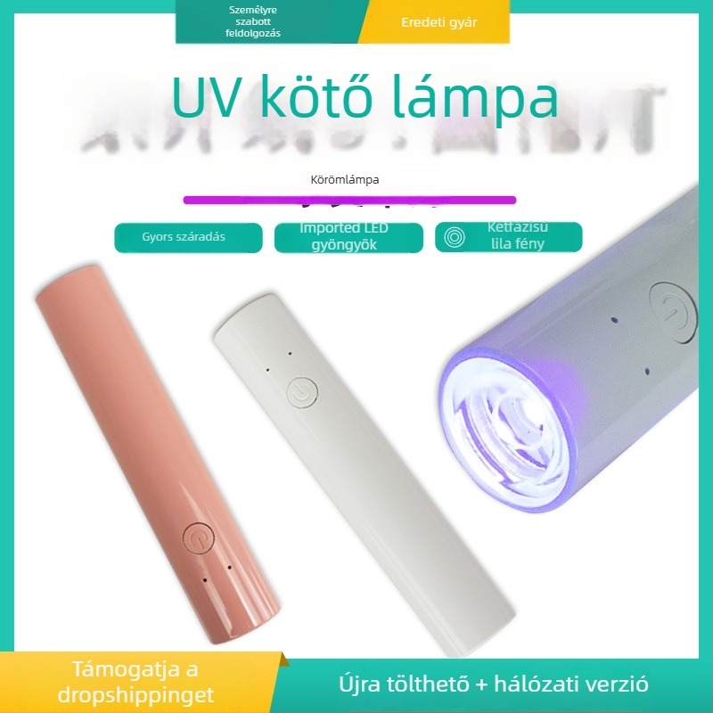 Rd08 kézben tartható körömlámpa, újratölthető, hordozható (Dongguan)